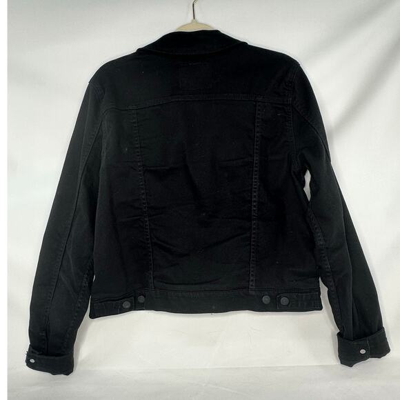 Levi's Original Trucker Black Classic Denim Jacket size XL - Picture 5 of 7